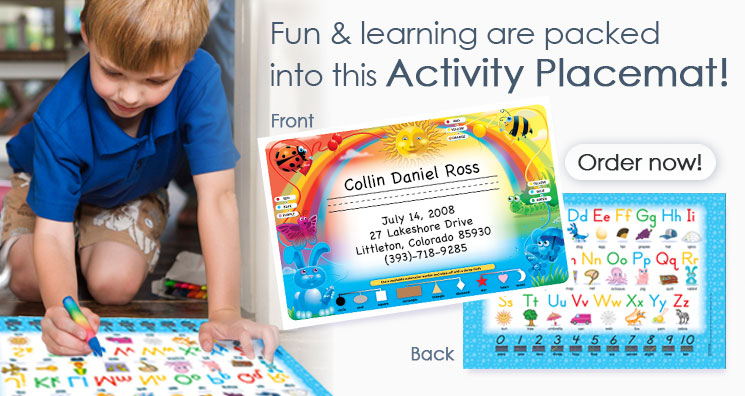 Activity Placemats